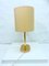 Lámpara de mesa Staff forma ovalada dorada años 80 90, años 70, Imagen 10