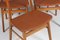 Dining Chairs in Teak and Aniline Leather by Farstrup, Denmark, 1960s, Set of 6 5