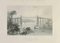 JC Armytage, el puente de Menai, Bangor, aguafuerte, 1845, Imagen 1
