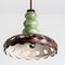 German Green and Brown Hanging Lamp in Ceramic by Pan Keramik, 1970s 15