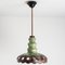 German Green and Brown Hanging Lamp in Ceramic by Pan Keramik, 1970s 18