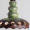 German Green and Brown Hanging Lamp in Ceramic by Pan Keramik, 1970s 8