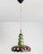 German Green and Brown Hanging Lamp in Ceramic by Pan Keramik, 1970s 7