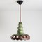 Lampe à Suspension Verte et Marron en Céramique par Pan Keramik, Allemagne, 1970s 19