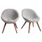 Lounge Chairs in Gray by Fritz Neth, 1950s, Set of 2, Image 1