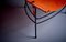 Jerry Johnson zugeschriebene Sessel aus orangefarbenem Canvas, USA, 1950er, 2er Set 9