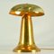 Modernist Dutch Brass Mushroom Shape Table Lamp, 1920s 4