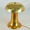 Lampe de Bureau en Forme de Champignon Moderniste en Laiton, Pays-Bas, 1920s 7