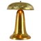 Modernist Dutch Brass Mushroom Shape Table Lamp, 1920s, Image 1