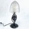 Art Deco Wrought Iron Table Lamp, 1940s 3