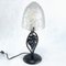 Art Deco Wrought Iron Table Lamp, 1940s, Image 3