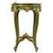 Louis XV Carved, Painted and Gilded Wood Pedestal Table, Image 1