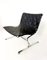 Mid-Century Lounge Chairs in Black Leather attributed to Ross Littell for ICF, Italy, 1970s, Set of 2, Image 4