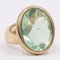 Vintage 9k Yellow Gold and Fluorite Cocktail Ring, 1970s, Image 3