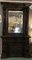 Carved Walnut Wood Fireplace, 1860s 2