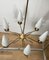 Lámpara de araña de 6 luces atribuida a Stilnovo, años 50, Imagen 15