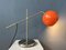 Space Age Orange Eyeball Desk Lamp in Red in the style of Gepo, 1970s 6