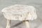 Small French Bleached Elm Stools, 1900, Set of 2, Image 4