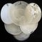Glass Wall Sconces with 10 Alabaster White Disks, 1990s, Set of 2 4