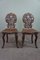 Antique Swiss Black Forest Chairs, Set of 2 1