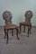 Antique Swiss Black Forest Chairs, Set of 2 2