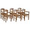 Danish Dining Chairs in Pine by Rainer Daumiller, 1970s, Set of 6, Image 1