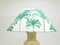 Lampada da tavolo Riviera Palm con cuscino coordinato di Tommaso Barbi, anni '70, set di 2, Immagine 10