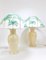 Riviera Palm Tree Table Lamp with Matching Pillow by Tommaso Barbi, 1970s, Set of 2, Image 2