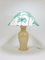 Riviera Palm Tree Table Lamp with Matching Pillow by Tommaso Barbi, 1970s, Set of 2 18