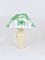 Riviera Palm Tree Table Lamp with Matching Pillow by Tommaso Barbi, 1970s, Set of 2 6
