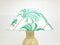 Riviera Palm Tree Table Lamp with Matching Pillow by Tommaso Barbi, 1970s, Set of 2 11