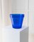 Vintage Italian Flowerpot in Blue Glass, 1970s 1