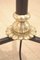 Belgische Dreibein Stehlampe aus Messing, 1950er 4