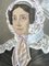 Bessa, Viktorianisches Frauenportrait, 19. Jh., Aquarell, gerahmt 3