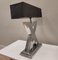 Mid-Century French Lamp in Steel 9