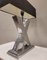 Mid-Century French Lamp in Steel, Image 7