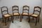 Antique Biedermeier Dining Chairs, Set of 4 1