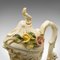 Antique Italian Decorative Floral Encrusted Ewer, 1920s, Image 6