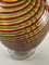 Colored Rod Vase with Anse by Maestro Bruno Fornasier for Fratelli Toso, 1990s 4
