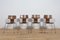 Model 3103 Dining Chairs by Arne Jacobsen for Fritz Hansen, 1970s, Set of 4 7