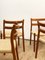 Mid-Century Danish Model 84 Chairs in Teak by Niels O. Møller for J.L. Moller, 1950, Set of 2, Image 10