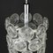 Lámpara de araña vintage de cristal en forma de diente de león, Italia, años 60, Imagen 13