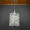 Lámpara de araña vintage de cristal en forma de diente de león, Italia, años 60, Imagen 15