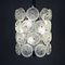 Lámpara de araña vintage de cristal en forma de diente de león, Italia, años 60, Imagen 8