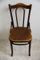 Antique Viennese Chairs from Fischel, Set of 4 4