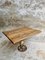 Antique Dining Table in Oak with Cast Iron Base, Image 16