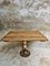 Antique Dining Table in Oak with Cast Iron Base 13