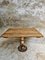 Antique Dining Table in Oak with Cast Iron Base, Image 13