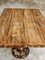 Antique Dining Table in Oak with Cast Iron Base, Image 11