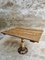 Antique Dining Table in Oak with Cast Iron Base 1